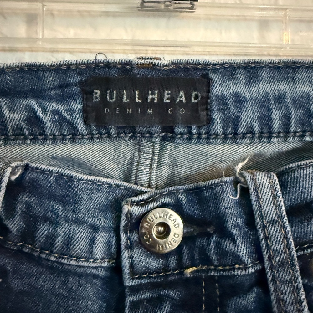 Bullhead Denim Co. Jeans Mens 32X32 Denim Skinny Medium Wash PacSun - Picture 3 of 8
